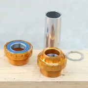PROFILE RACING BMX EURO EXTERNAL BOTTOM BRACKET KIT GOLD 22mm OUTBOARD