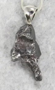 SIKHOTE-ALIN METEORITE PENDANT $79 Sterling Silver Jewelry STARBORN SA79-P14