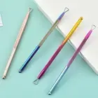 Dead Skin Remover Double-ended Cuticle Pusher Nail Art Cleaner Care Tool Women