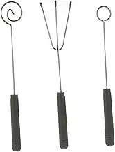 3Pcs Stainless Steel Dipping Forks Ergonomic Kitchen Gadgets for Chocolate Cake and Fruit Decoration Easy to Clean for Fondue and Serving Desserts