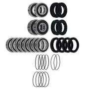 NICHE Wheel Bearing Seal Kit for Yamaha YFZ450 Raptor 700R 6004-2RS 6202-2RS