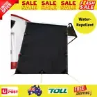 Black Caravan End Wall Privacy Screen RV Sunscreen Sun Shade Roll Out Awning