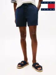 Tommy Hilfiger Blue Flag Embroidery Shorts (W59122) | $173