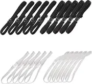 [OATIPHO] Djustable Bow Tie Extension Straps Bow Tie Band Replacement Events Black White Set of 20