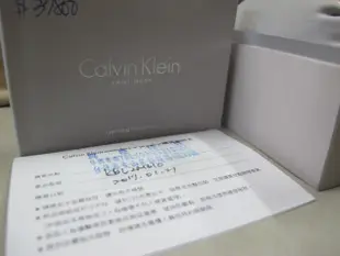 二手舖 NO.3729 Calvin Klein CK Light 輕時尚手鐲女錶 玫瑰金 簡約大方 K6L2M616