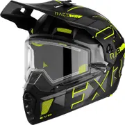 FXR Clutch X Evo Snowmobile Helmet, black-yellow, Size S for Men Black Yellow