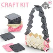 DIY Kit 3d Puzzle 36 Felt Squares Arts & Crafts No Glue or Scissors Craft Kit