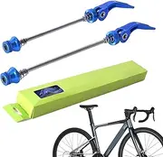 Bike Quick Release Skewers | Quick Release Bicycles Axle Wheel Skewer Set - Aluminum Alloy Hollow Shaft Kit Replacement for Bike Wheel Hub