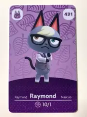 Animal Crossing New Horizons Amiibo: Raymond #431 NFC Tag FREE SHIPPING!