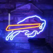 Buffalo Bills Team Acrylic 17" Neon Sign Lamp Light Artwork Wall Visual Glass LE