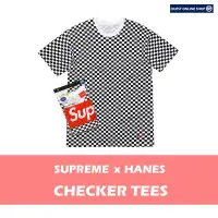 在飛比找Yahoo!奇摩拍賣優惠-【QUEST】SUPREME HANES CHECKER T