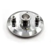 HFS(R) 6" Tri Clamp Lid Stainless Steel 304 w/ 6" TC x 1.5" TC x (2) 1/4" FNPT