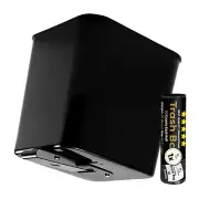 Car Trash Can Garbage Bin Container Waste Basket Waterproof Metal Mat Clip Black