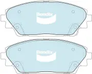 Bendix Front Brake Pad Set for Mazda CX-3 DK, DK2WS, DK4WS, DKSAW 1.8L S8Y1 Dies (for: Mazda)