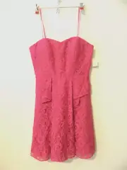 Aidan Mattox Lace Dress Fuchsia- 8
