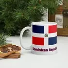 DOMINICAN REPUBLIC Coffee/Tea Mug 11oz. Cup ( State, Flag, Spanish )