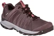 Oboz Sypes Low Leather B-DRY Women's Hiking Shoes, Peppercorn, W7