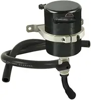 Moroso 85531 Universal Air/Oil Separator Catch Can Kit, Large Body, Black