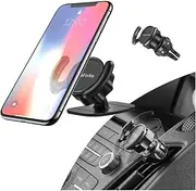 Pop Clip Car Mount Compatible Pop Users - LoyaForba 360° Rotation Air Vent Pop Out Stand and Dashboard Sticker Holder for GPS Navigation Compatible with Phone MAX/X/8, Note 8/S9+
