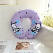 Sanro Purple Pochacco U-shaped Pillow Office Nap New Pillow Travel Neck Pillow