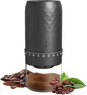 Portable Electric Coffee Grinder, 40 Adjustable Settings, Small Electric Coffee Bean Grinder, Rechargeable Mini Espresso Grinder for Travel, Camping, Home and Office