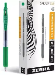 ZEBRA 0.7 mm Sarasa Clip Gel Ink Pen - Green
