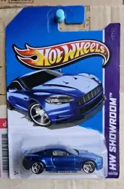 Hot Wheels 2014 ASTON MARTIN DBS [BLUE] NEAR MINT CARD GOOD COMBINED POST