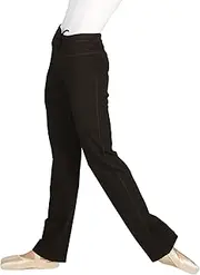 [Wearmoi] Wear Moi PENEXSBLA Women's Ballet Warm-Up Pants, Wide Legs, Waistband & Drawstring, Stretchy, Jersey (XS Size) Black, Genuine Product