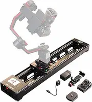 IFOOTAGE Shark Slider Nano II 660, Motorized Camera Slider Compatible with DJI RS2, RS2Pro, RS3 Pro, RS4, RS4 Pro 5 Axis Video Slider, Payload 15.4lbs, 26"/66cm Long Version
