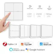 4 Gang Tuya ZigBee Wireless 12 Scene Smart Light Switch Push Button Smart home