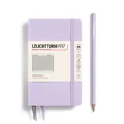 Notebook Hardcover Pocket, Plain, 187 Pages (Lilac) - A6