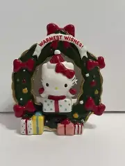 Blue Sky Christmas HELLO KITTY WREATH Tea Light Holder