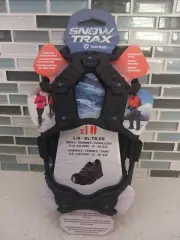 YakTrax Snow Trax Traction Shoe Boot Ice Spikes Unisex L-XL M8-12 W9.5 Brand New