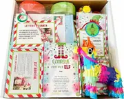 Elf on the Shelf Christmas Countdown Kit 24 Days of Holiday Activities and Elf Adventures Perfect Christmas Gift for Kids