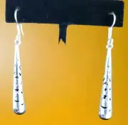 Erick's Sterling Silver Teardrop Earrings Taxco.925