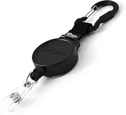 Key-BAK MID6 Retractable Key & Badge Holder with 36" Retractable Polyester Cord Keeps Keys and Badges Secure and Made in The USA