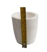 Ceramic Melting Crucible Cup Furnace Melting Casting Refining Gold Silver Cop...