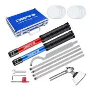 Carbide Tipped Wood Lathe Turning Tools Set with Bowl sander, Lathe Rougher A...