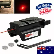 Tactical Low Profile Red Green Dot Laser Sight 20mm Picatinny Rail Rifle Handgun