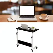 Liftable Bedside Table 60 X 40cm C Shape Metal Frame Mobile Laptop Desk For H