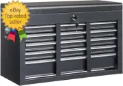 Metal Tool Box 5-Layer Drawers & Top Storage Tray Tool Box with Lock Safety