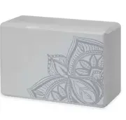 Battleship Point Color Yoga Block EVA Foam Soft Non-Slip Latex-Free (a)