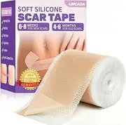 Silicone Scar Sheets - Medical Grade Silicone Scar Tape for Surgical Scars - Visible Difference on C-Section, Acne, Tummy Tuck & Keloid Scar Treatment - 1.6" x 60" Roll