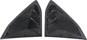 Compatible for Chevrolet Corvette C8 2020 2021 2022 2023 ABS Car Accessories Rear Window Shutter Cover Trim Window Louver Side Vent Trim