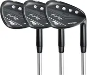 PGF Mustang Full Face Milled Forged High-Toe Golf Wedge Set for Men