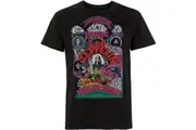 Led Zeppelin - Full Colour Electric Magic Men's Medium T-Shirt - Black