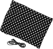 EXHUMKY Winter Pet Heated Mat with Temperature Control Soft Cloth Electric Blanket for Dogs Cats Portable Self Warming Cushion for Indoor Outdoor Use