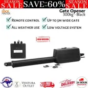 LockMaster Automatic Electric Gate Opener Single Swing Manual Remote Control 5m