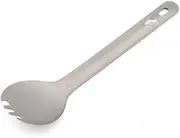 TOAKS Ultralight Titanium Tableware Outdoor Flatware Cutlery Fork and Spoon (SLV-04)