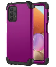 MCC Impact Samsung Galaxy A12 Shockproof 3in1 Rugged Case Cover A125 [Purple]